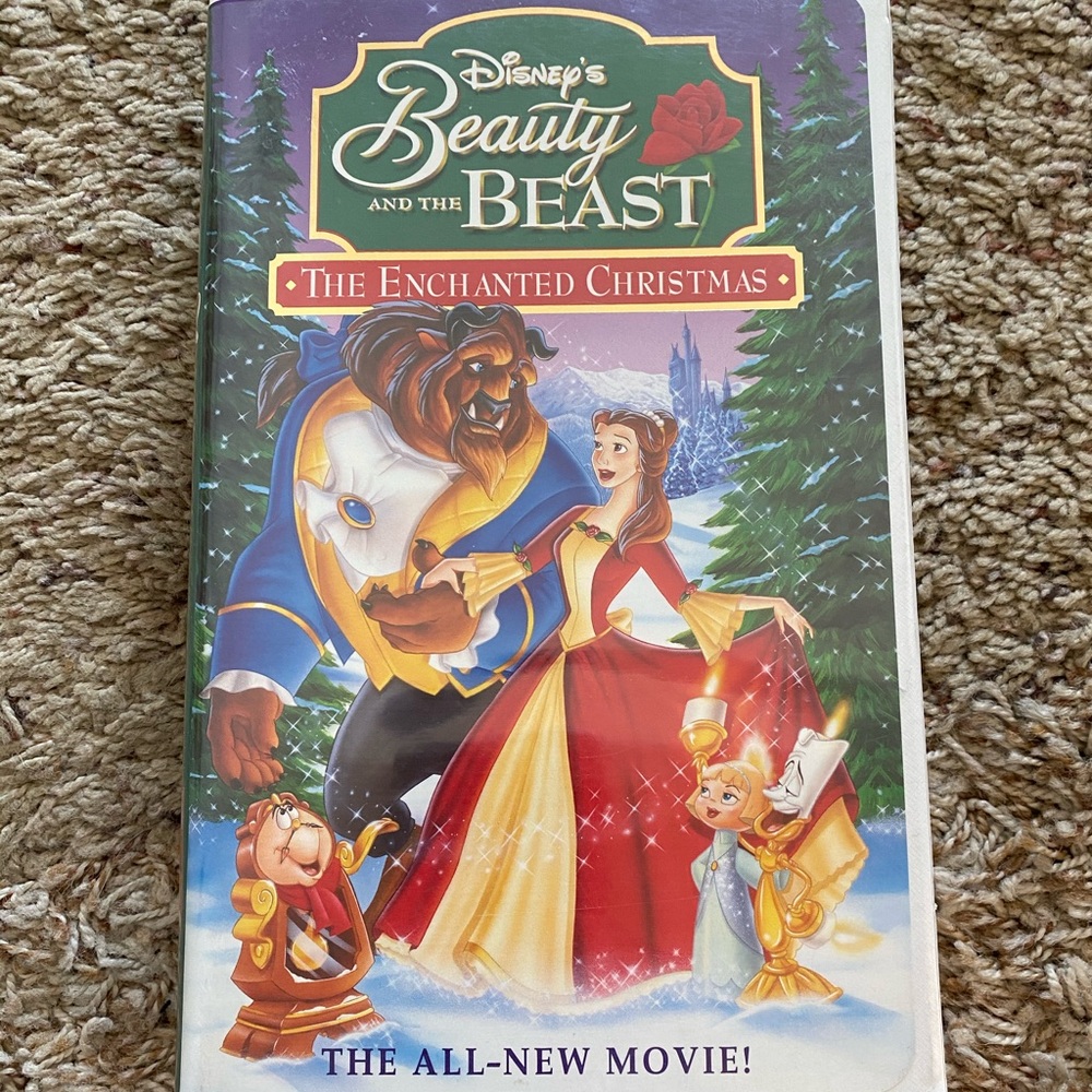 BEAUTY & THE BEAST ENCHANTED CHRISTMAS VHS
